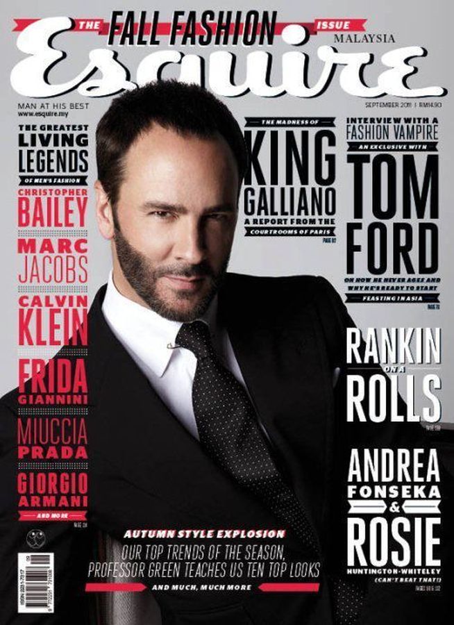 ESQUIRE MALAYSIA magazine side cover  September 2011