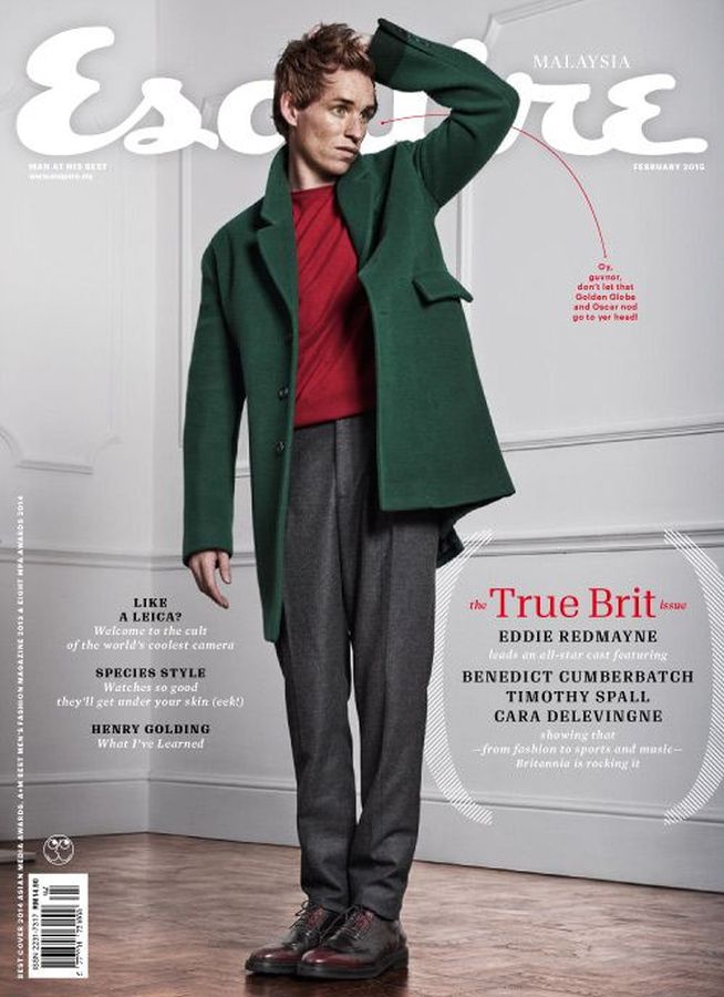 ESQUIRE MALAYSIA magazine side cover  February 2015