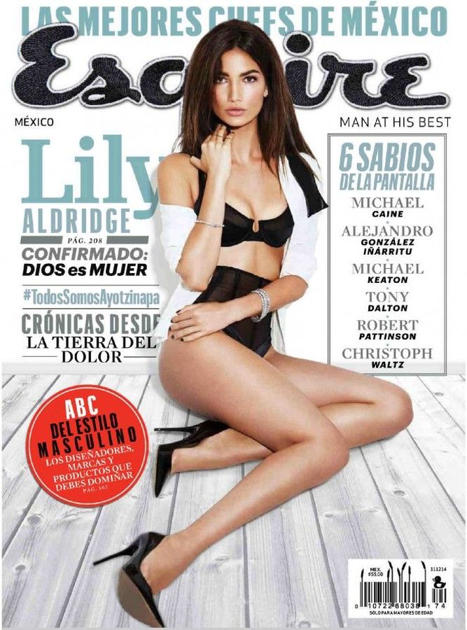 ESQUIRE (Mexico) magazine side cover  November 2014