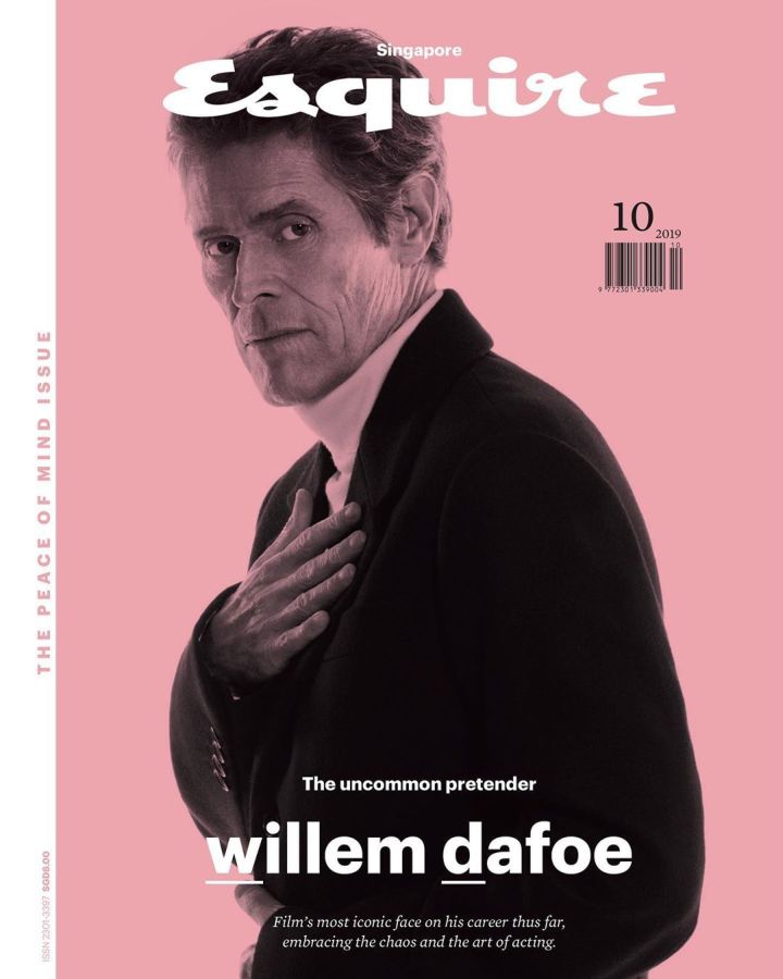 ESQUIRE SINGAPORE magazine side cover  October 2019