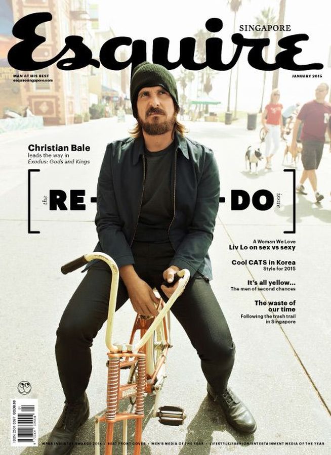 ESQUIRE SINGAPORE magazine side cover  January 2015