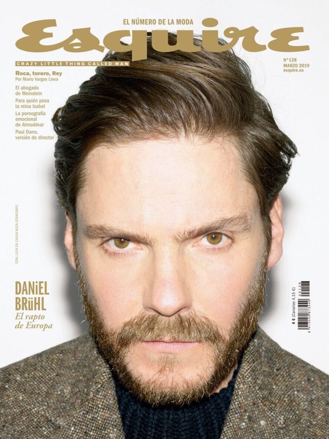 ESQUIRE (Spain) magazine side cover Issue 128  March 2019