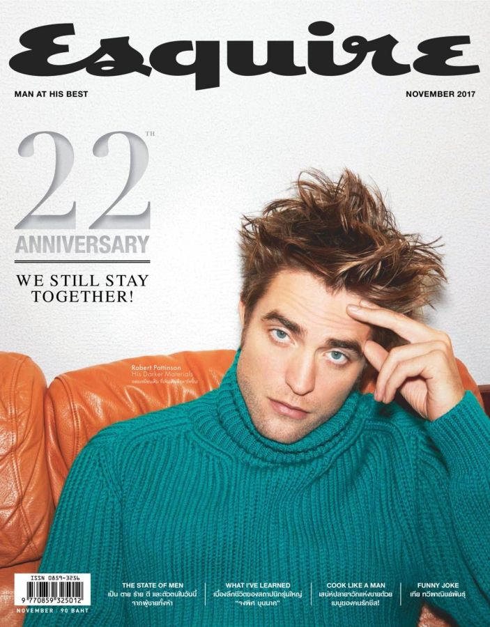 ESQUIRE THAILAND magazine side cover  November 2017