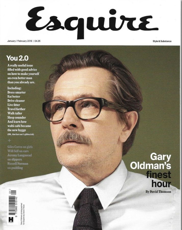 ESQUIRE magazine cover  January/February 2018