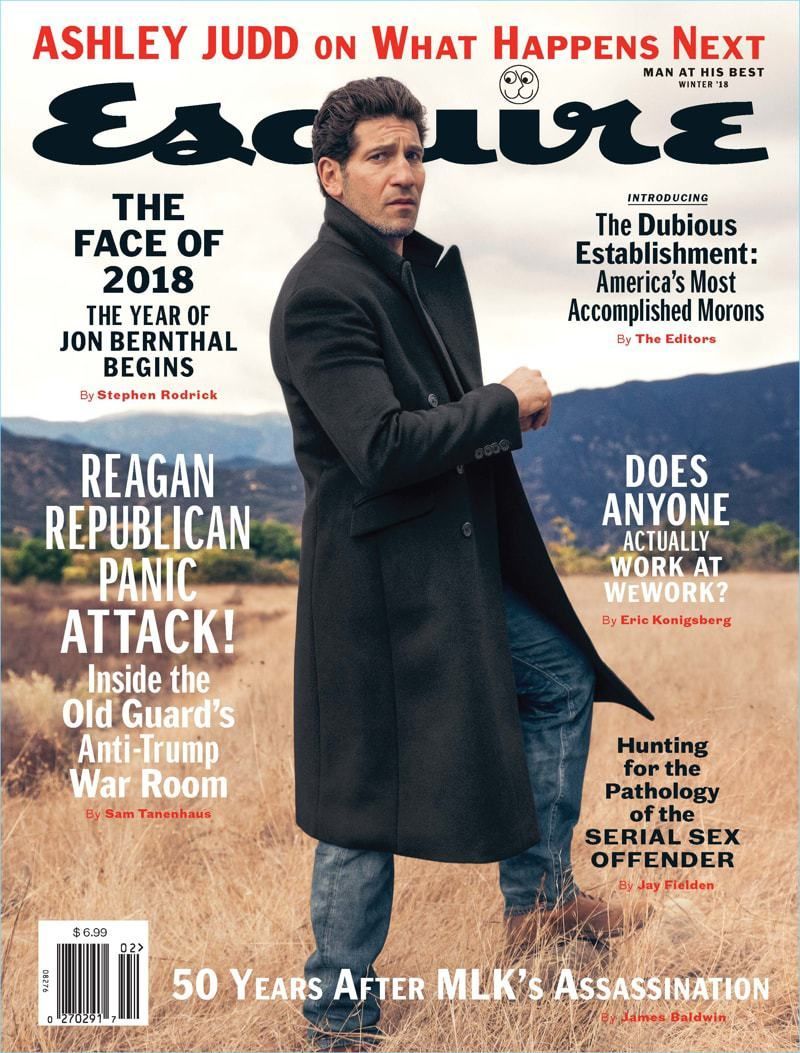 ESQUIRE (USA) magazine cover Winter 2018