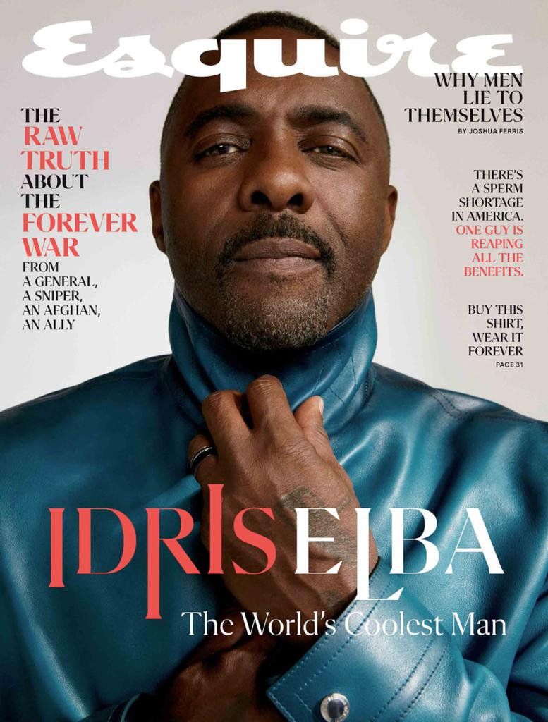 ESQUIRE (USA) magazine side cover  October/November 2021