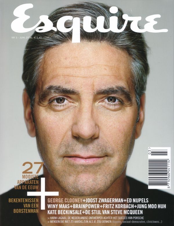 ESQUIRE NETHERLANDS magazine side cover  June 2008