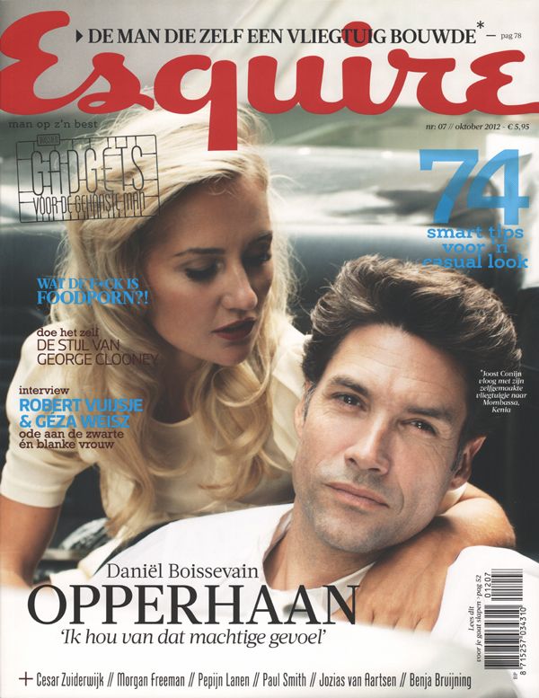 ESQUIRE NETHERLANDS magazine side cover  October 2012