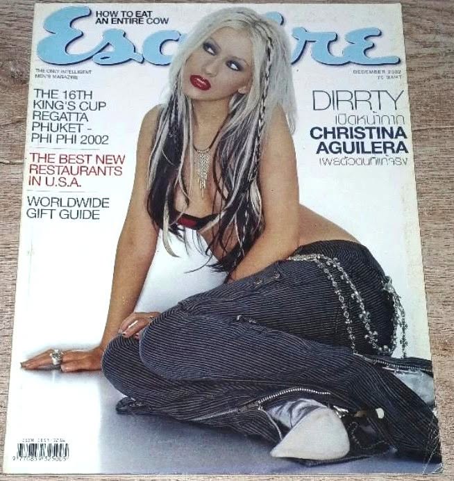 ESQUIRE THAILAND magazine side cover  December 2002