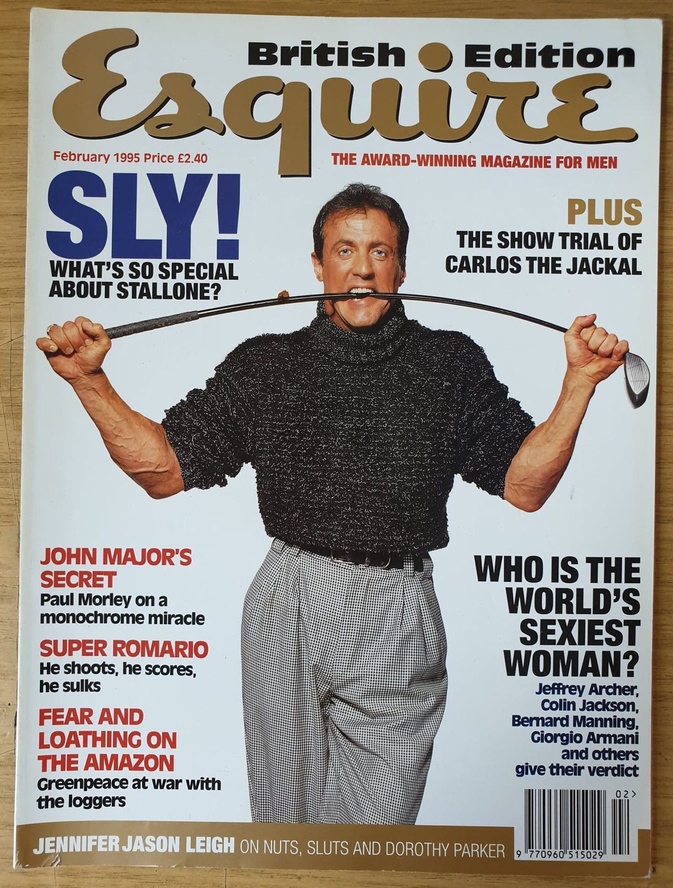 ESQUIRE magazine cover  February 1995