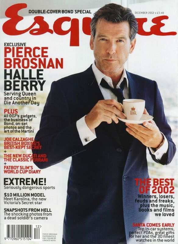ESQUIRE magazine cover  December 2002