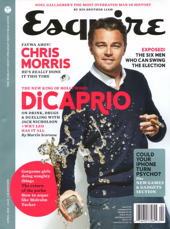 ESQUIRE magazine cover  April 2010