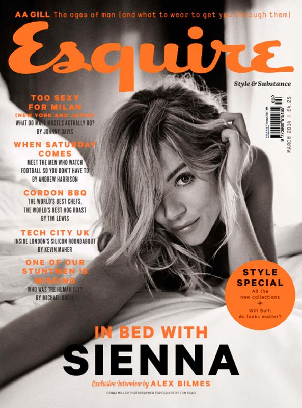 ESQUIRE magazine cover  March 2014