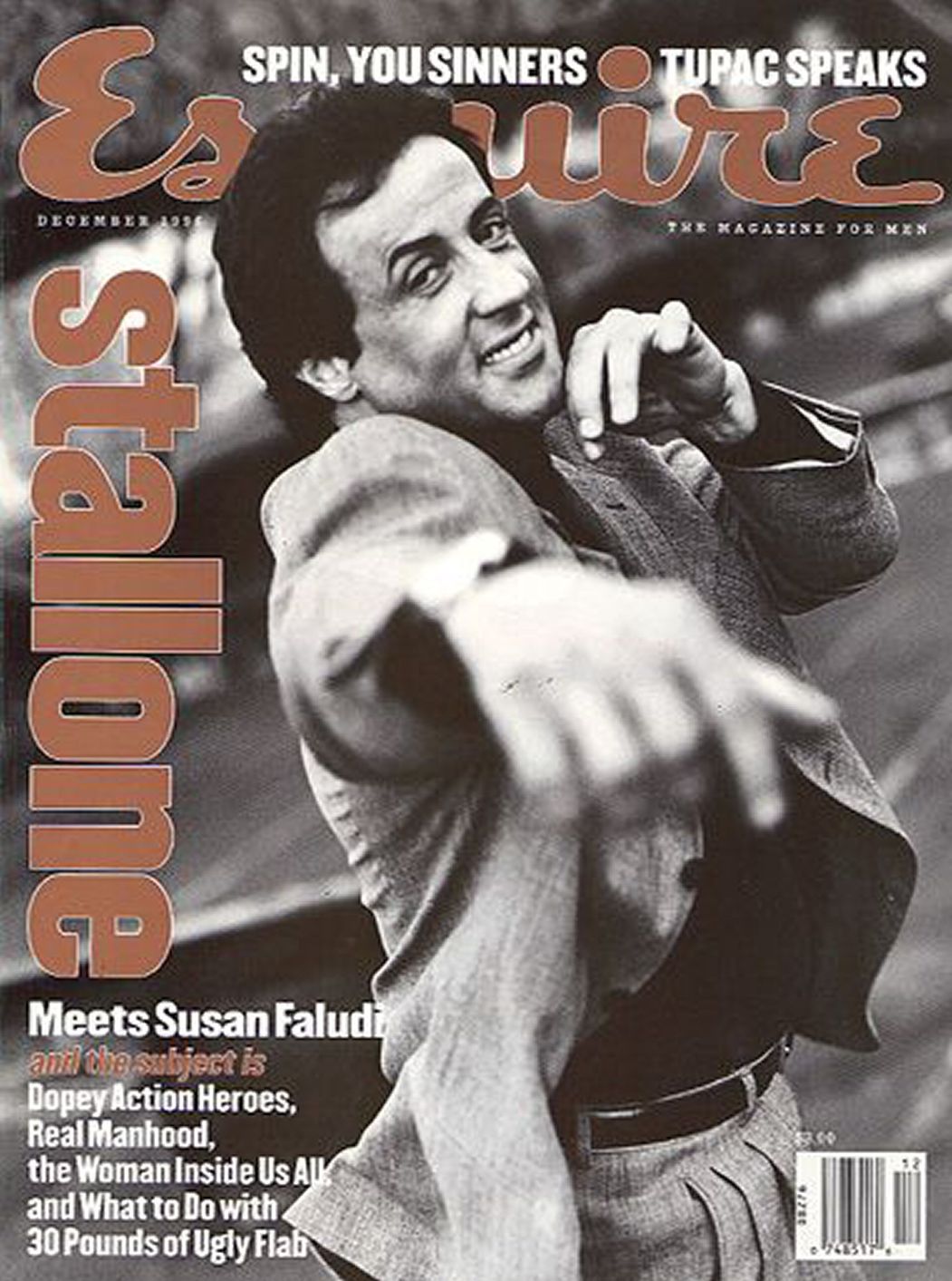 ESQUIRE (USA) magazine cover  December 1996