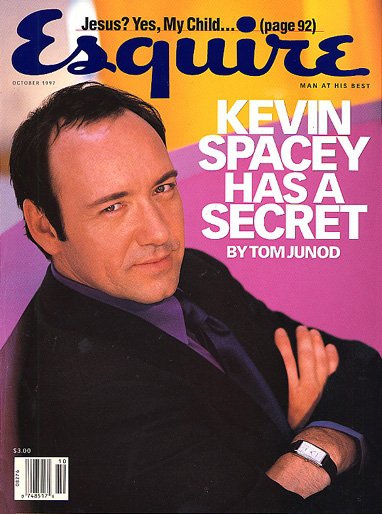 ESQUIRE (USA) magazine side cover  October 1997
