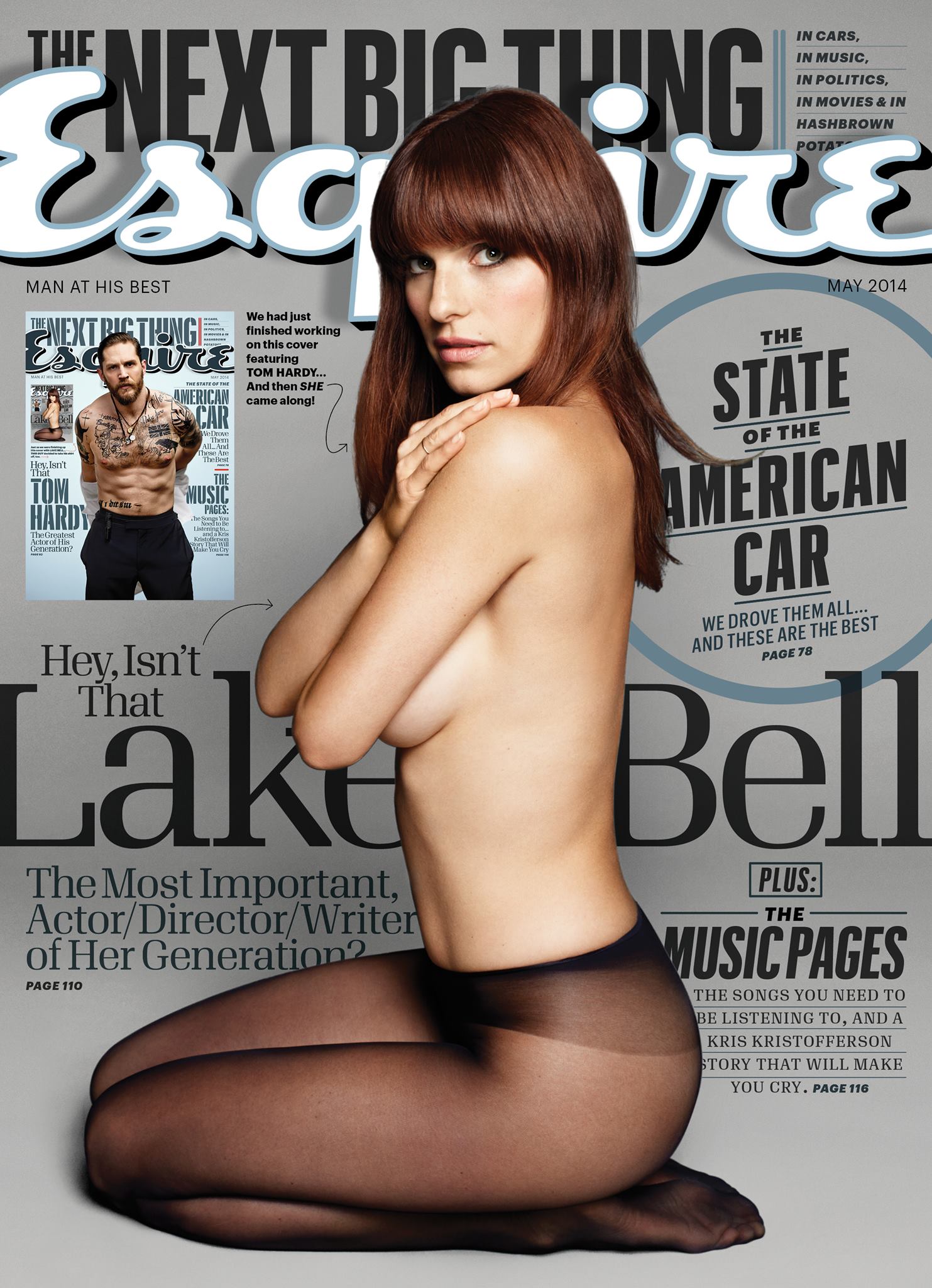 ESQUIRE (USA) magazine cover  January 2014