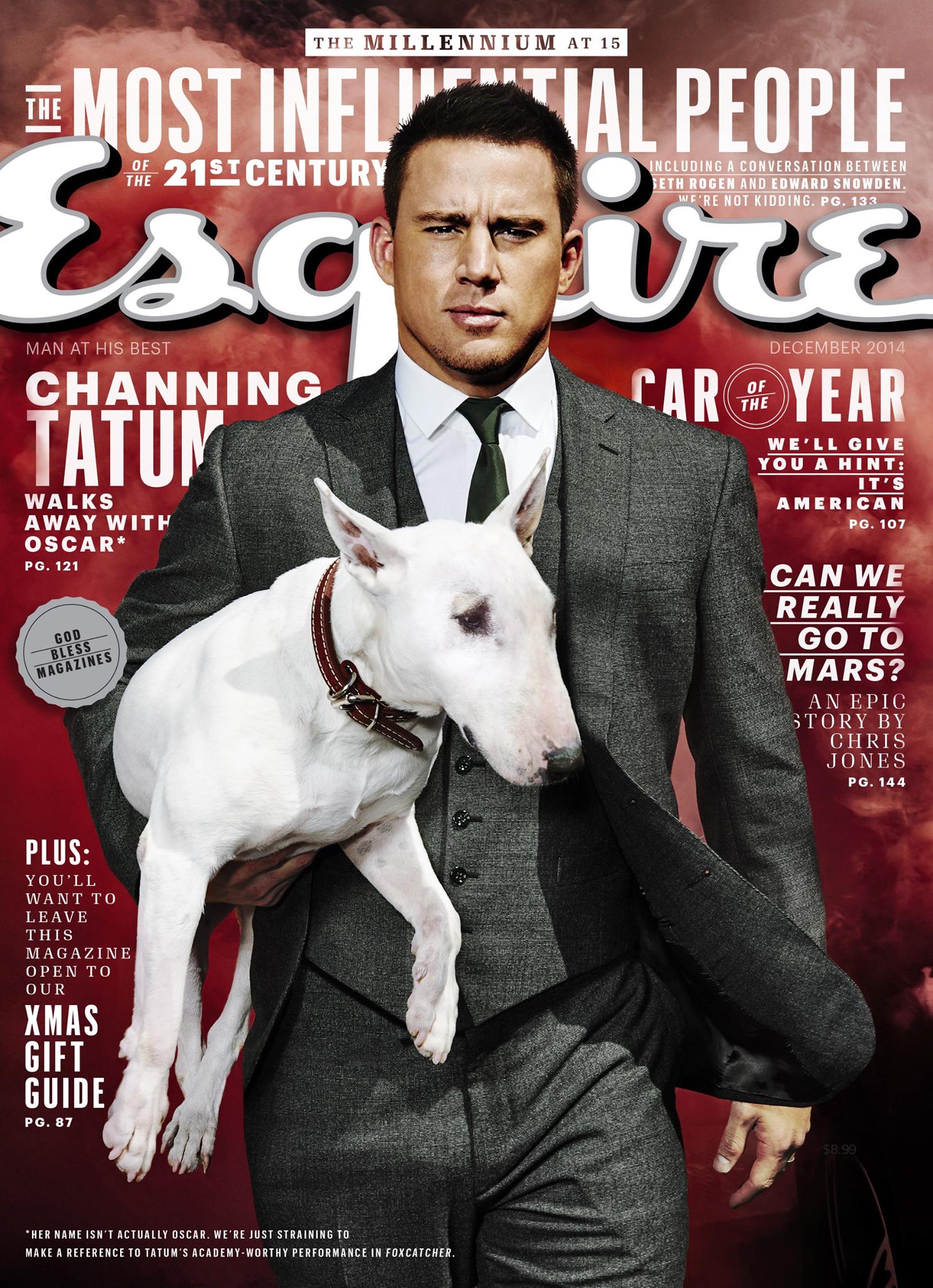 ESQUIRE (USA) magazine cover  December 2014