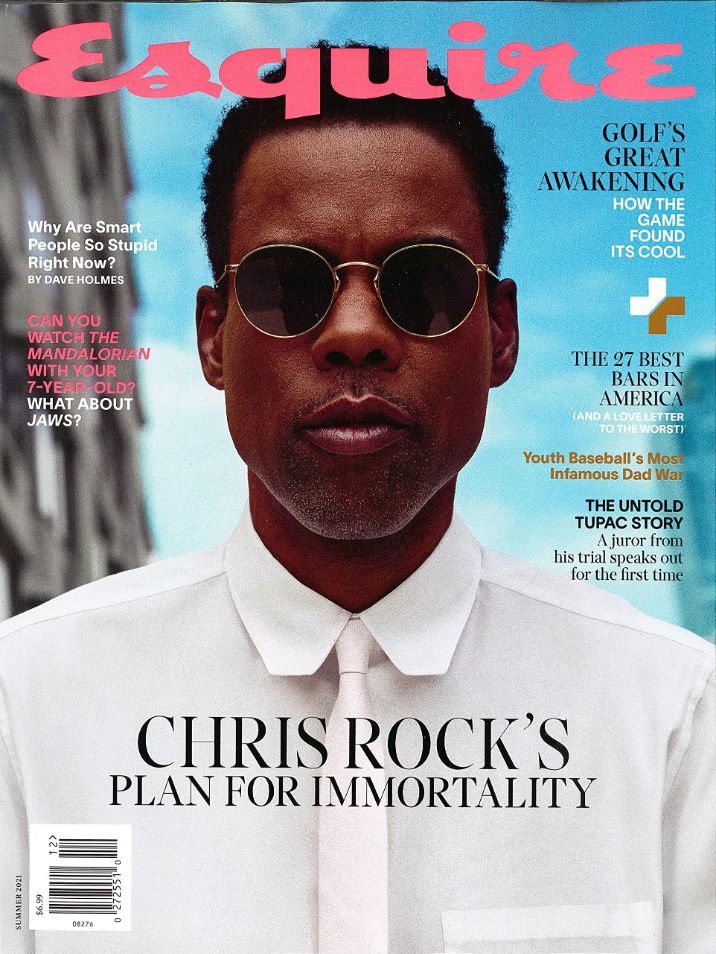 ESQUIRE (USA) magazine side cover Summer 2021