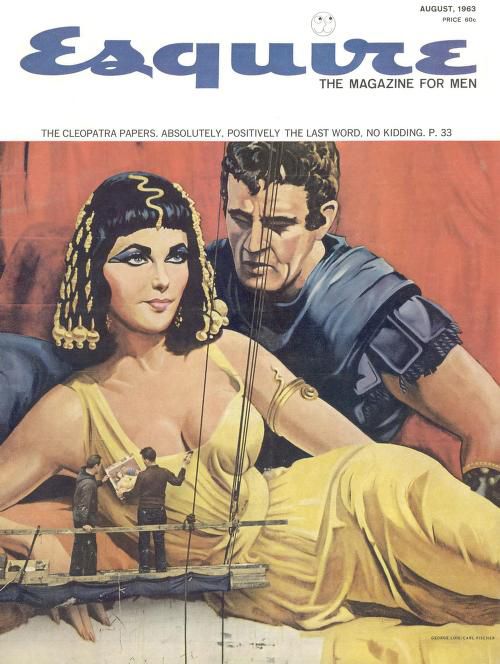 ESQUIRE (USA) magazine side cover  August 1963