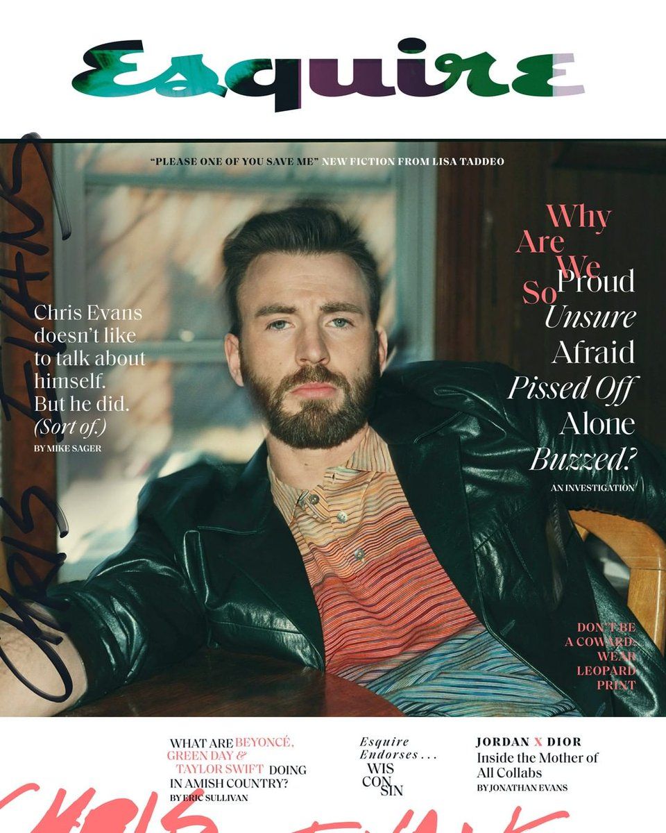 ESQUIRE (USA) magazine side cover  April/May 2020