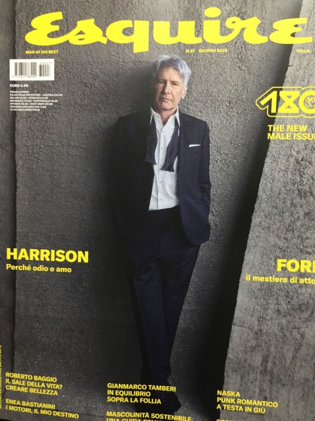 ESQUIRE ITALY magazine side cover  June 2023