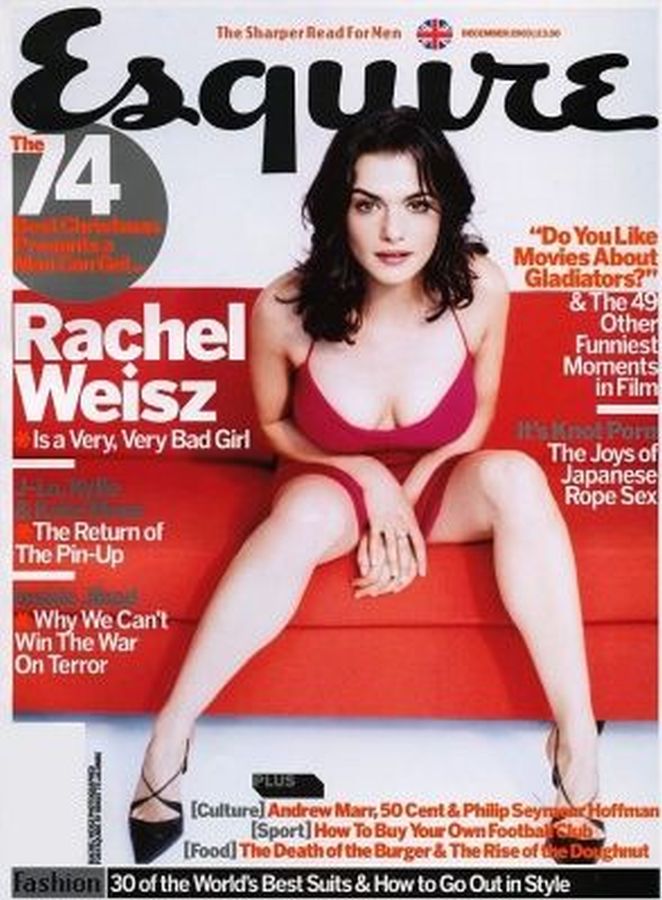 ESQUIRE magazine cover  December 2003