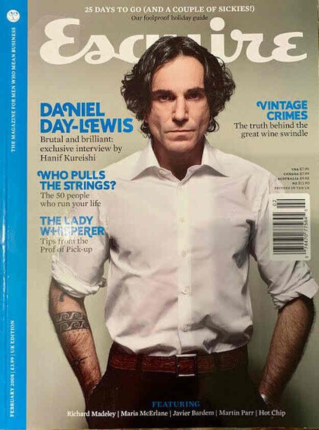 ESQUIRE magazine cover  February 2008