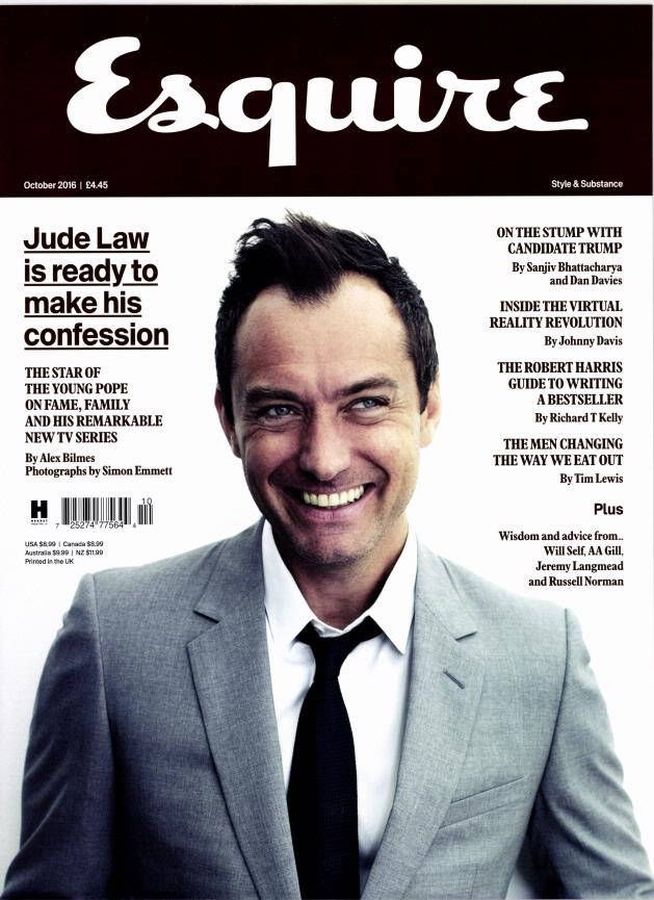 ESQUIRE magazine cover  October 2016