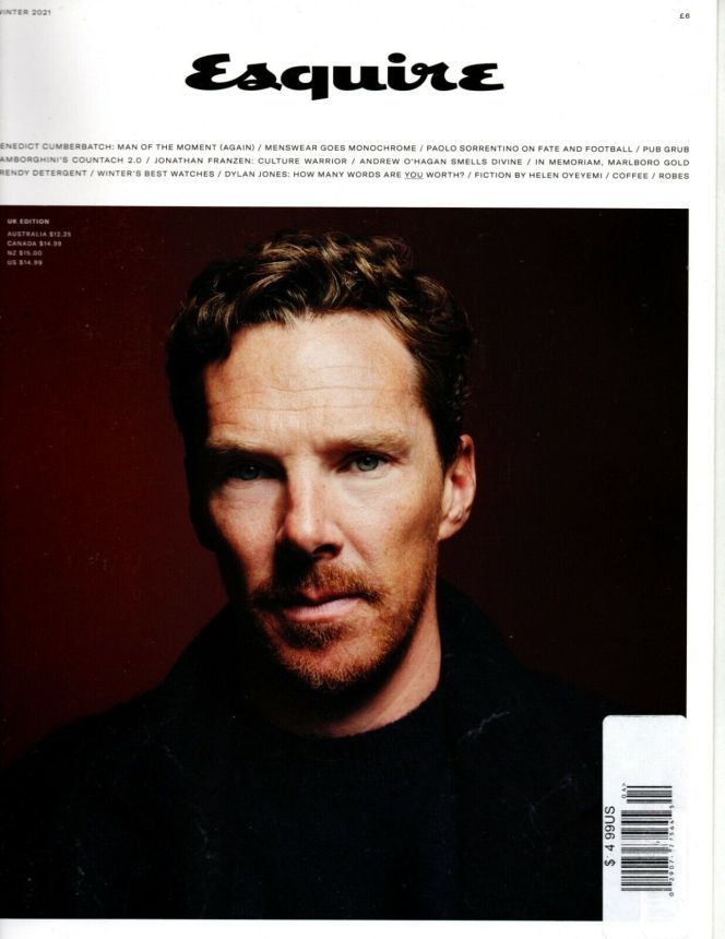 ESQUIRE magazine cover Winter 2021