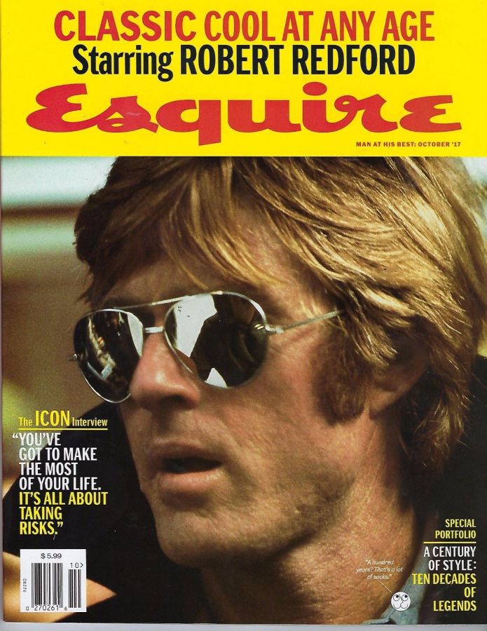 ESQUIRE (USA) magazine side cover  October 2017