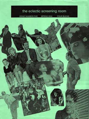 ECLECTIC SCREENING ROOM magazine cover Issue 5 Spring 2002