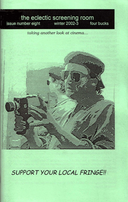ECLECTIC SCREENING ROOM magazine cover Issue 8 Winter 2003
