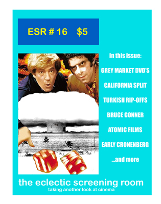ECLECTIC SCREENING ROOM magazine cover Issue 16  2006