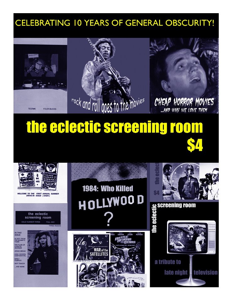 ECLECTIC SCREENING ROOM magazine cover Issue 24  