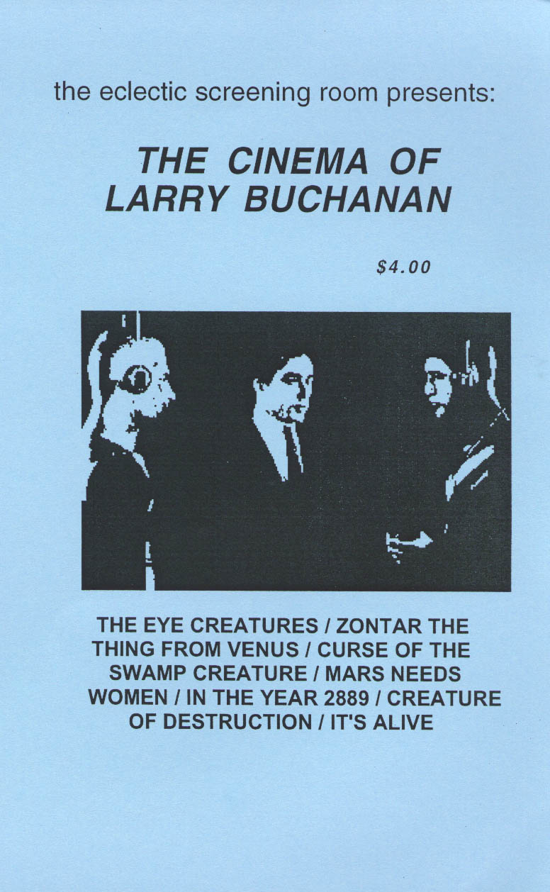 ECLECTIC SCREENING ROOM magazine cover Special Issue 2003