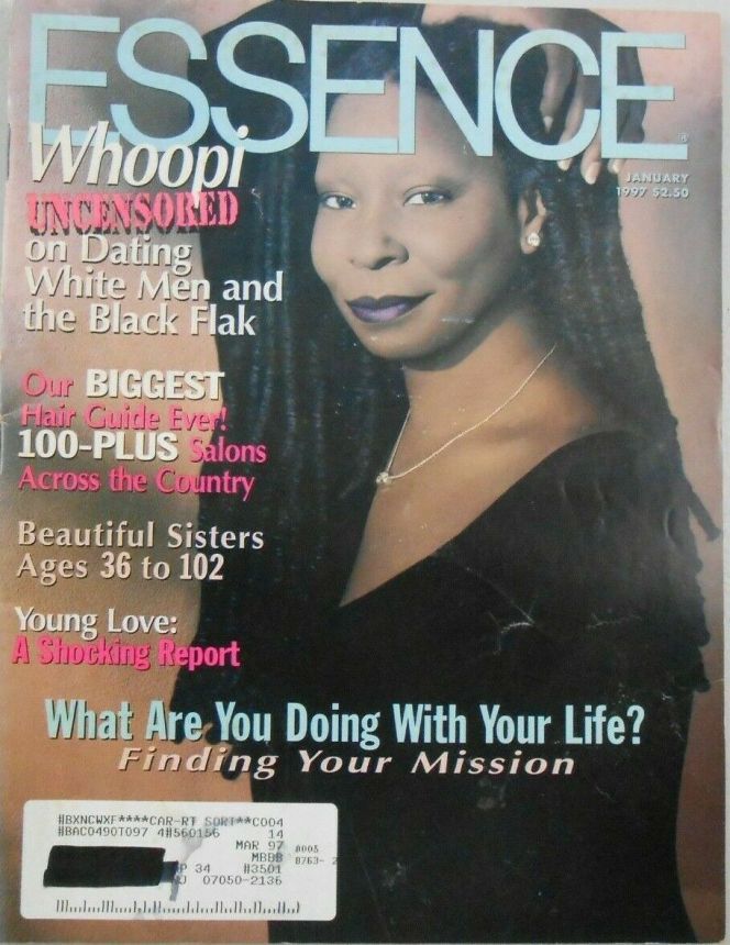 ESSENCE magazine side cover  January 1997