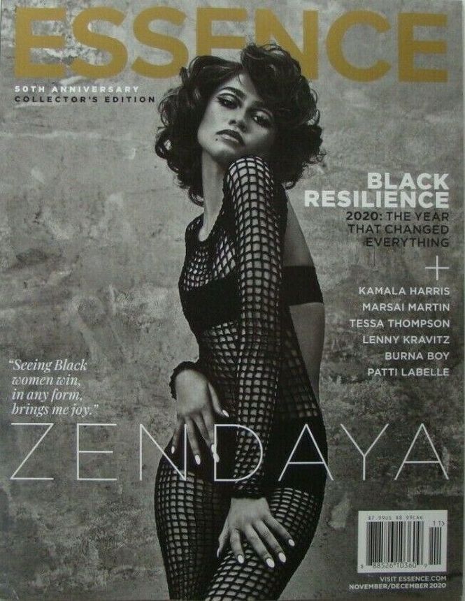 ESSENCE magazine cover  November/December 2020