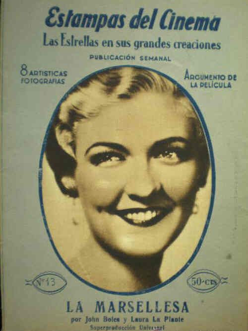 ESTAMPAS DEL CINEMA magazine cover Issue 13  1931