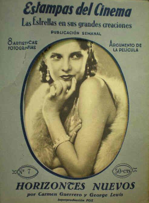 ESTAMPAS DEL CINEMA magazine cover Issue 7  1931