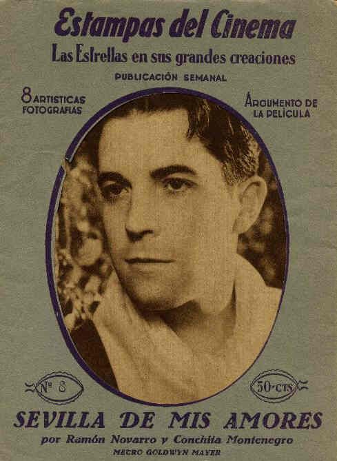 ESTAMPAS DEL CINEMA magazine cover Issue 8  1931