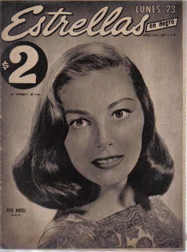 ESTRELLAS magazine side cover Issue 117 March 1959