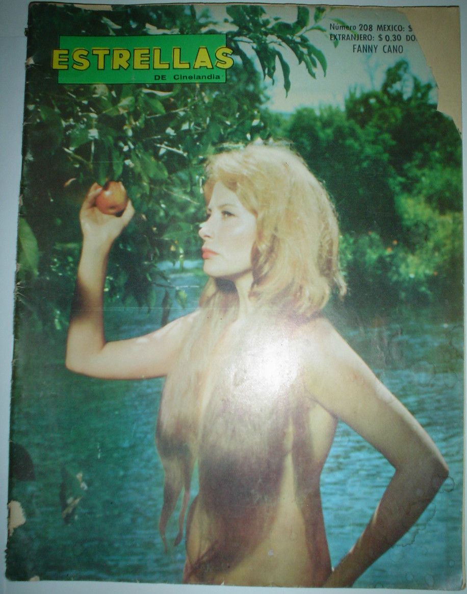 ESTRELLAS DE CINELANDIA magazine side cover Issue 208  1966