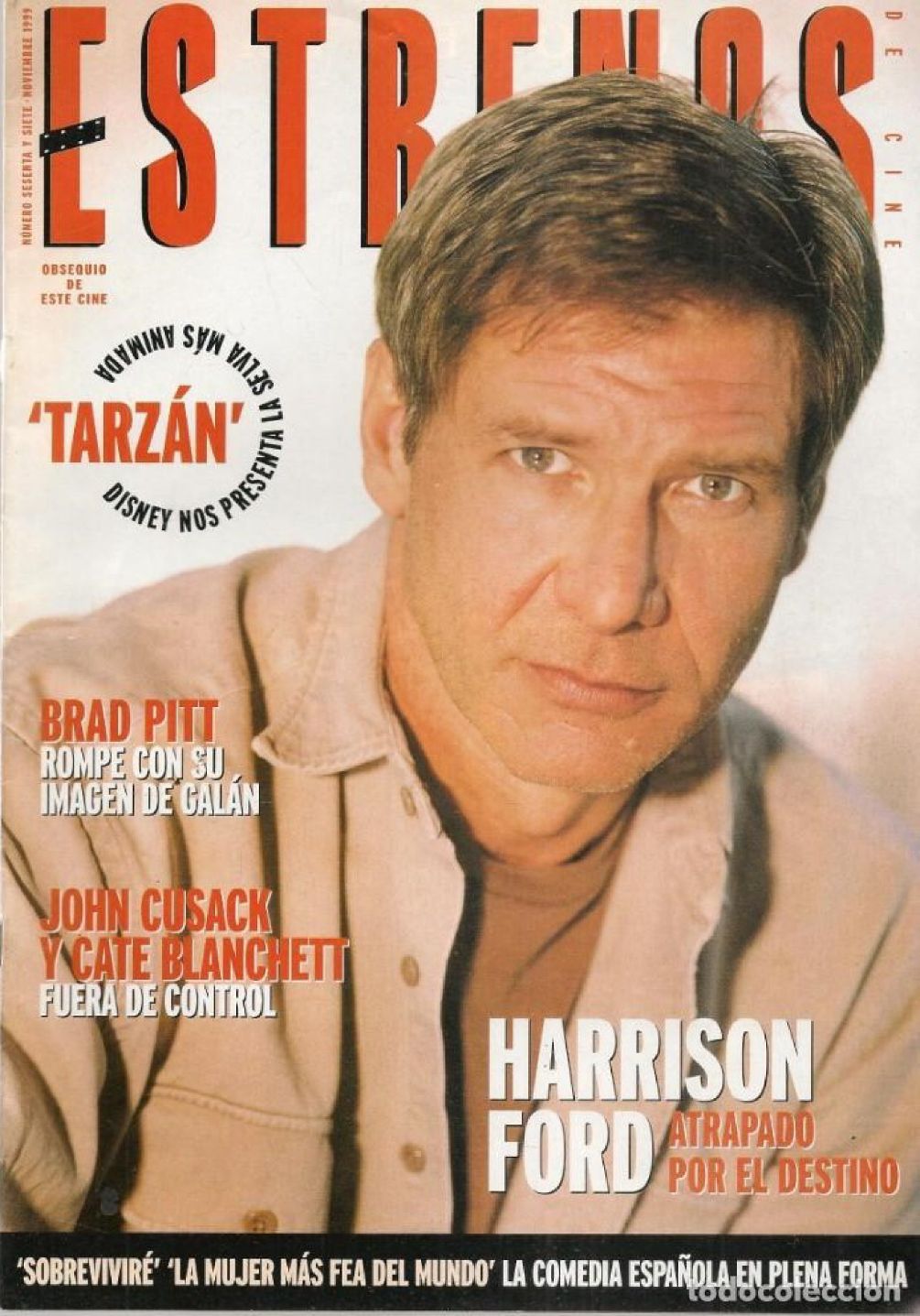 ESTRENOS DE CINE magazine side cover Issue 67  November 1999