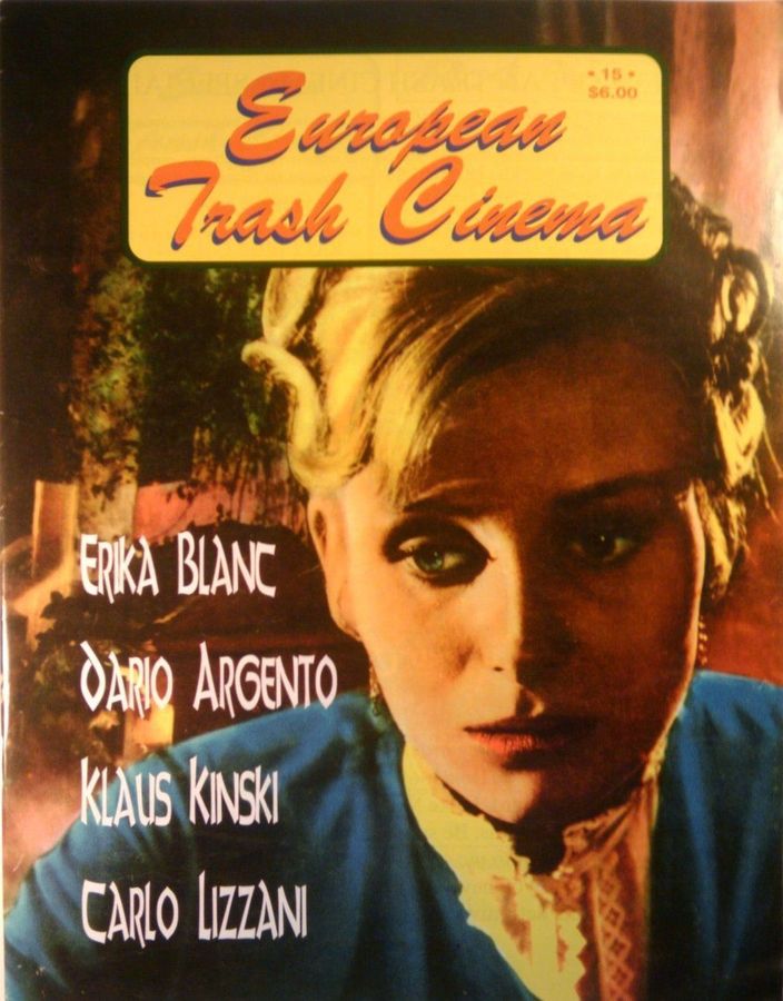 EUROPEAN TRASH CINEMA magazine side cover  Vol 2 # 15 February 1997