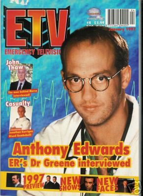 EMERGENCY TELEVISION magazine cover Issue 4 January 1997