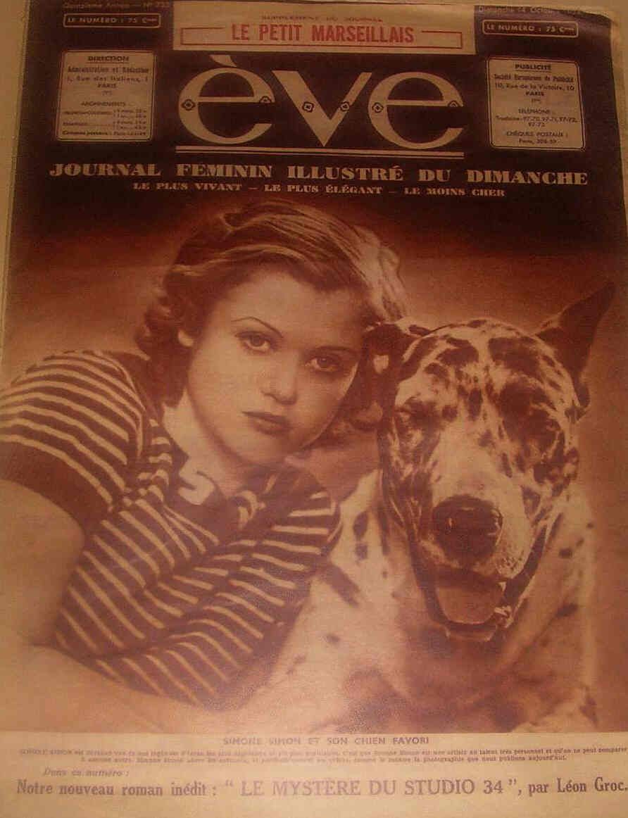 EVE  magazine cover Issue 733 14 October 1934