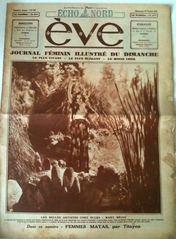 EVE  magazine cover 22 February 1931