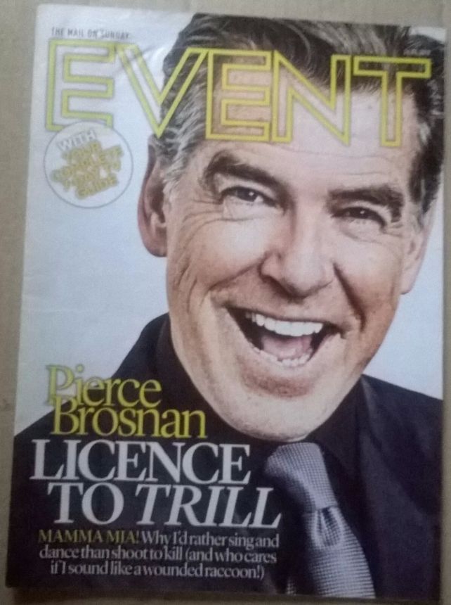 MAIL ON SUNDAY EVENT magazine side cover 24 June 2018