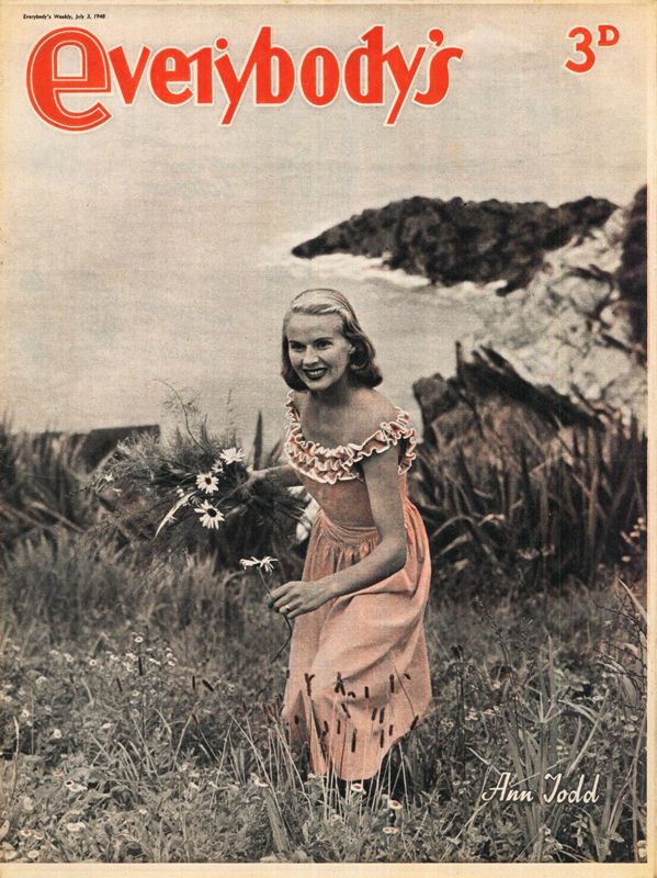EVERYBODYS UK magazine side cover 3 July 1948