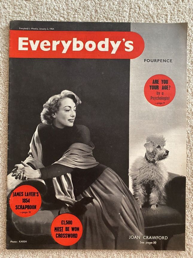 EVERYBODYS UK magazine side cover 2 January 1954